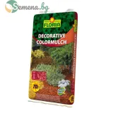 Декоративен цветен мулч FLORIA от Agro CS- КАФЯВ 